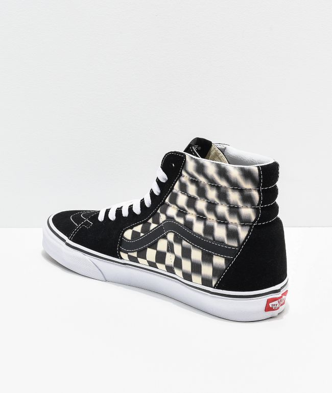 checkered high tops